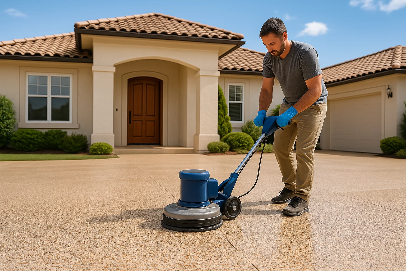 pulimentar suelo terrazo