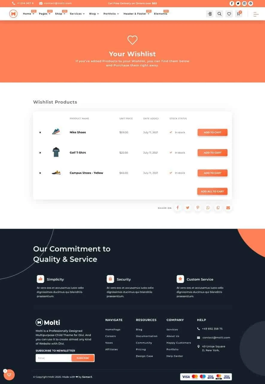 Earrings in Yellow Gold