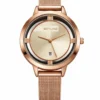 reloj skyline rosé élégance mujer acero inoxidable fondo blanco