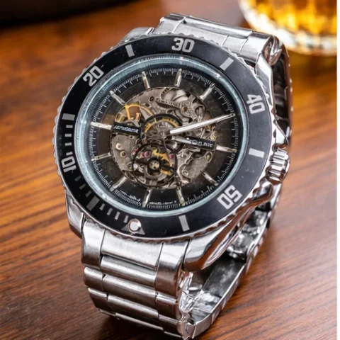 Reloj automático Skyline Zénith de acero inoxidable para hombre