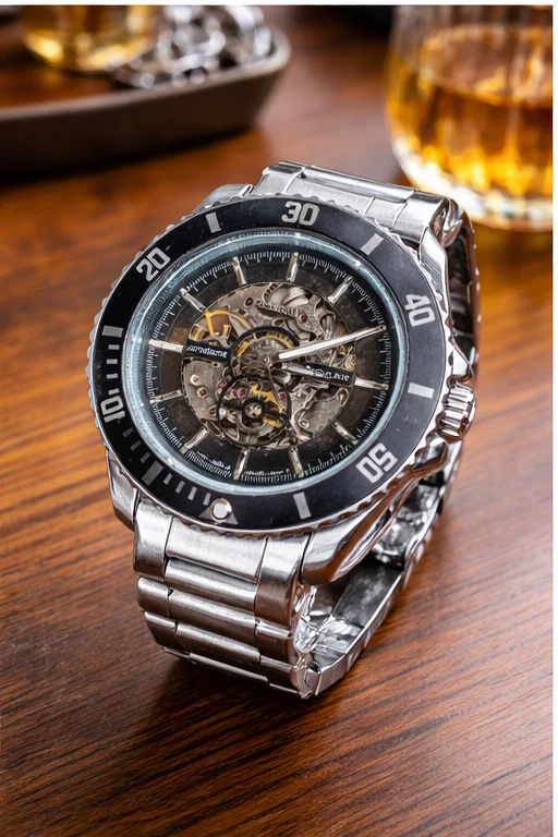 Reloj automático Skyline Zénith de acero inoxidable para hombre